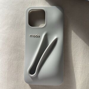 Rhode Lip IPhone 14 Pro Max case grey